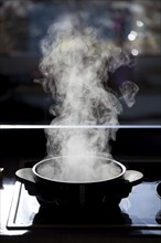 Pot of boiling water