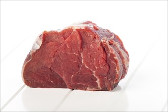 Raw piece of fillet of beef