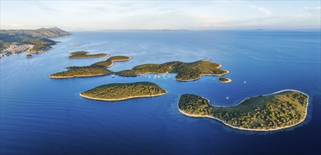 Pakleni or Paklinski Islands off the island of Hvar, Dalmatia, Croatia, Europe