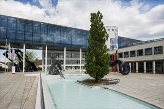 Würth administration building, sculpture Robert Jacobsen, Gaisbach, Künzelsau, Baden-Württemberg,