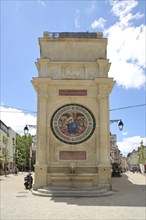 Fountain Fontaine Amédée Pichot built in 1885, Amedee, wall painting, arts and crafts, Arles,