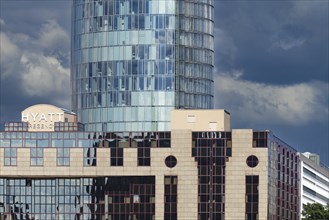 LVR Tower, Cologne Triangle, headquarters of the European Aviation Safety Agency, EASA, and Hyatt