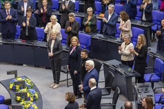 Manuela Schwesig (President of the Bundesrat), Bärbel Bas (President of the German Bundestag),