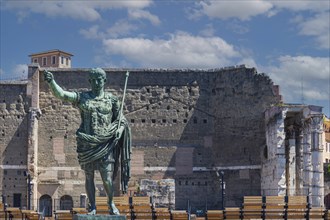 Statue of emperor Augustus in Rome