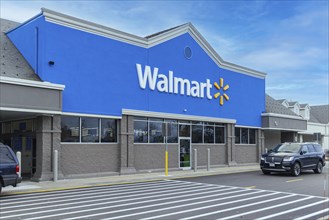 Walmart store exterior in Framingham, MA