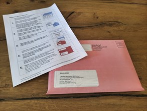 Postal voting, election documents for the 2023 election in Bavaria