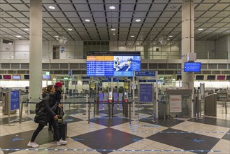 Iinterior shot of Terminal 1, Munich Airport