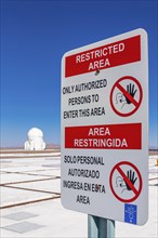 The Very Large Telescope facility with an auxillary telescope in the background