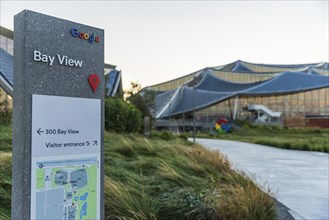 Google Bay View campus in Mountain View, California