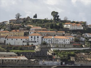 Building on a green hill with rural charm and beautiful views, Porto, Douro, Portugal, Europe