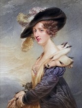 Georgiana Agar-Ellis, Lady Dover, 1804-1860, woman of George Agar-Ellis. Painted by H. Robinson