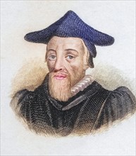 Richard Hooker 1554 to 1600, Anglican priest and influential theologian. From the book Crabbes