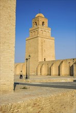 The Sidi Oqba mosque in Kairouan also known as the Grand Mosque