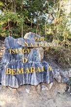 Main entrance to the national park Tsingy de Bemahara (Madagaskar)