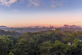 Early morning in Hpa-An, Myanmar, Asia