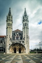 Side entrance of the Hieronymus monastery in Lisbon