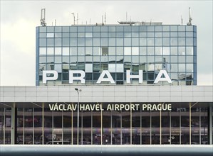 The Airport in Prague on a overcast day