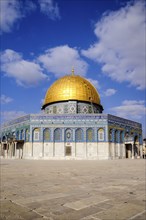 The Dome of the Rock with its golden cupola