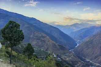 Valley near Trashigang in Bhutan