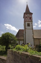 St Urban's Church, church tower, half-timbered tower, half-timbering, St Urban, church, place of