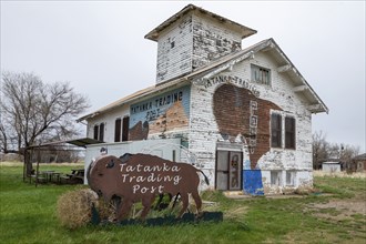 Scenic, South Dakota, The small town of Scenic, now mostly abandoned, between Badlands National