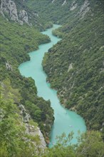 Gorges du Verdon, Verdon Gorge, Verdon, river, gorge, cliffs, mountains, rocks, landscape, view