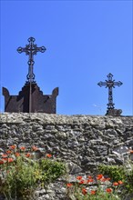 Cemetery in the commune of La Garde-Adhémar in the Département of Drôme in the Auvergne-Rhône-Alpes