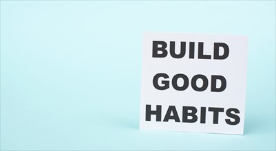 Build good habits, change lifestyle, healthy and positive attitude, motivation and improvement