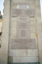 Porte Desilles, memorial gate in Nancy, France, place du Luxembourg, historical monument to