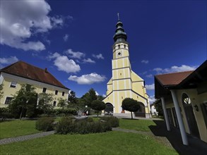 Pilgrimage Church of the Assumption of the Virgin Mary in Sammarei, Passau district, Lower Bavaria,