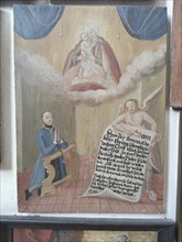 Votive pictures, votive tablets on the walls of the chapel of grace inside the church, pilgrimage