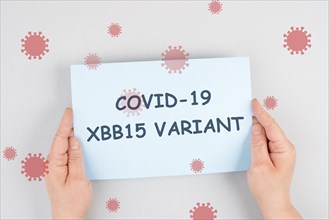 Covid-19, omicron variant XBB15 outbreak, virus infection, pandemic