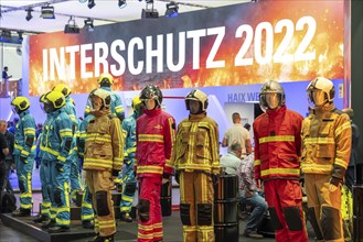 Interschutz 2022 trade fair in Hanover, the world's largest trade fair for fire, rescue and