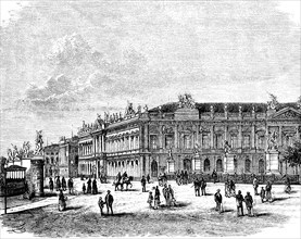 Armoury in Berlin late 19th century, baroque, boulevard Unter den Linden, today German Historical