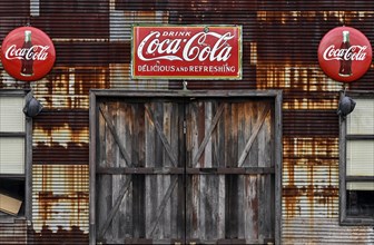 Coca Cola billboard facade