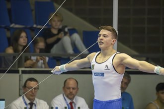 Olympic qualification in apparatus gymnastics in Rüsselsheim Image: Daniel Mousichidis