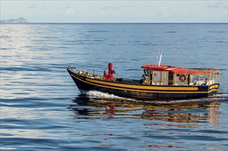 Einheimisches Fischerboot, Mahe, Republik Seychellen, Indischer Ozean