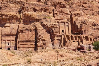 The Royal Tumbs (with the Urn Tumb), Petra, Jordan, Asia