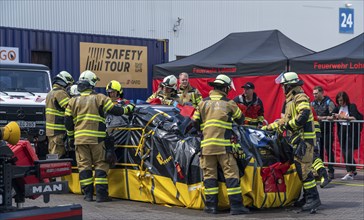 Interschutz 2022 trade fair in Hanover, the world's largest trade fair for fire, rescue and