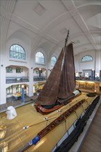 Museum of German Inland Navigation, in the former Ruhrort indoor swimming pool, in Duisburg, cargo