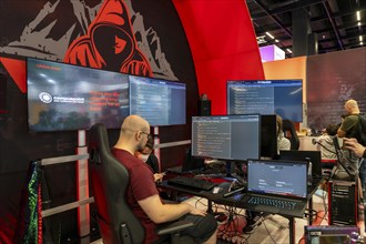 Gamescom, the world's largest trade fair for video and computer games, hacker scene, competition