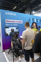 Gamescom, the world's largest trade fair for video and computer games, hall with career information