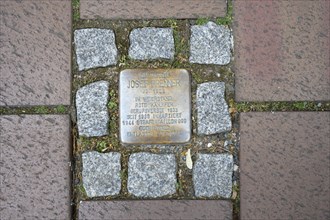 Stolperstein, Memorial to murdered Jewish fellow citizens in the Nazi era 1933-1945, Markusplatz 1,