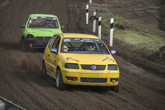 Grambek, Germany, September 10, 2022: Car racing Autocross ADAC NAX-Club Moelln, two special