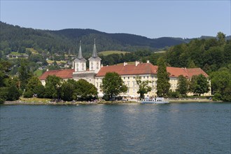 Monastery, Tegernsee Castle, Tegernsee, Bavaria, Germany, Europe