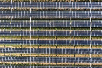 Agri-photovoltaic test plant, an apple orchard with two different systems of PV modules was roofed