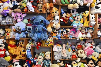 Sales shelf soft toys