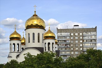 Church of the Presentation of Blessed Virgin Mary in Moscow, Russia, Europe
