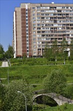 Moscow, Russia, 19 May. 2021. Zelenograd is an eco-friendly area in north-west of Moscow, Europe