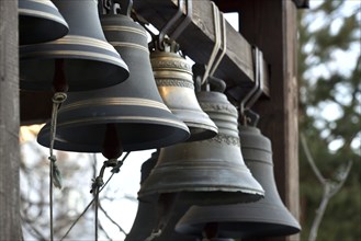 Bells in the Kazan maiden's monastery in Yaroslavl, Russia, Europe